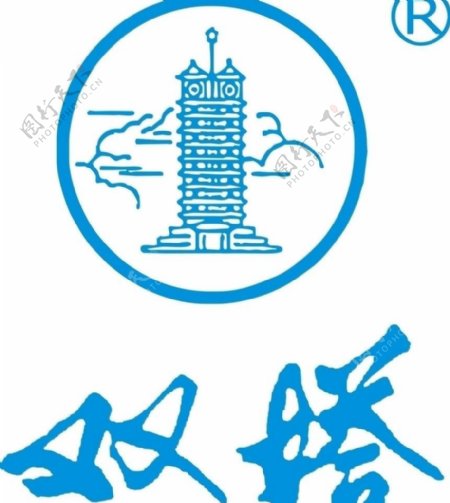 郑州双塔标志图片