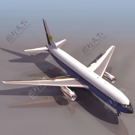 3D民航客机模型