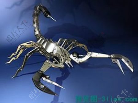 3D机械蝎子模型