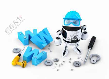 机器人与WWW签订网站建设或修复的概念