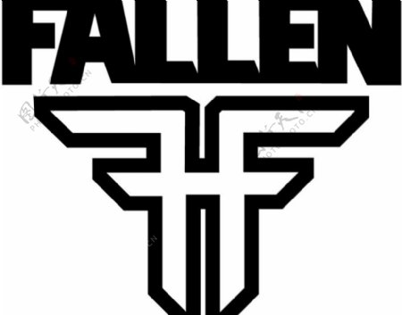 Fallenskateboardslogo设计欣赏Fallenskateboards体育比赛LOGO下载标志设计欣赏