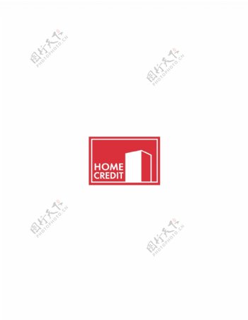 HomeCreditlogo设计欣赏HomeCredit信贷机构标志下载标志设计欣赏