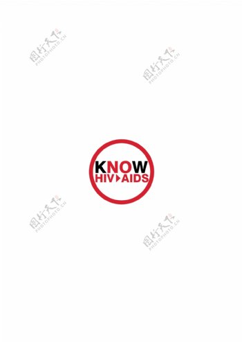 KnowHIVAidslogo设计欣赏KnowHIVAids卫生机构标志下载标志设计欣赏