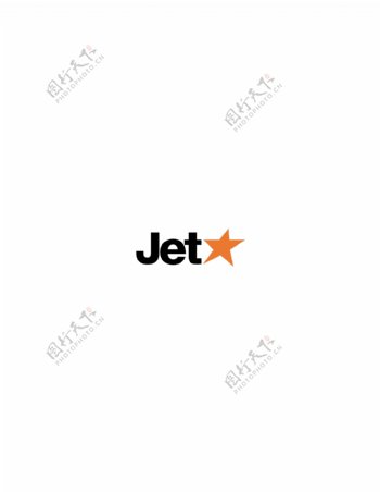 Jetstarlogo设计欣赏Jetstar民航业标志下载标志设计欣赏