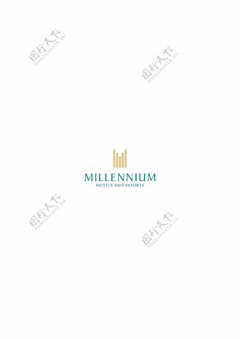 Millenniumlogo设计欣赏Millennium著名酒店LOGO下载标志设计欣赏