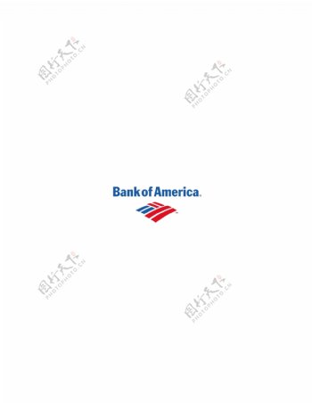 BankofAmerica1logo设计欣赏BankofAmerica1国际银行LOGO下载标志设计欣赏