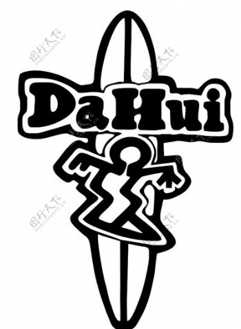 DaHuilogo设计欣赏DaHui运动赛事LOGO下载标志设计欣赏