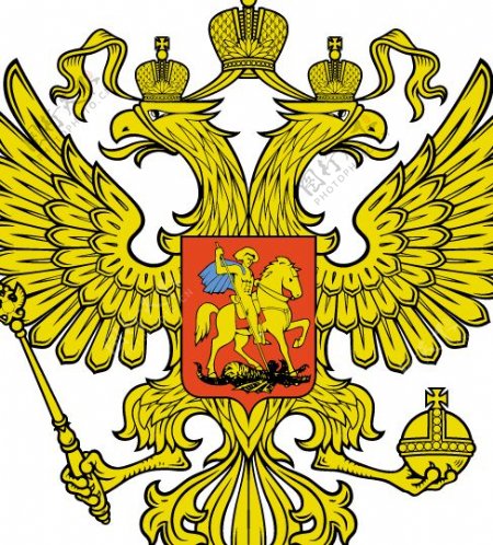RussianDblHeadEaglelogo设计欣赏俄罗斯DblHead鹰标志设计欣赏