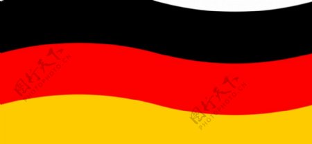 德国国旗矢量图形