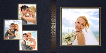 婚礼相册模板图片