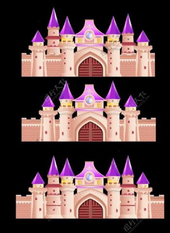 婚礼城堡kt板图片