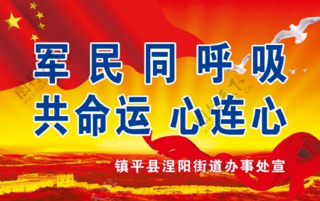 军民同呼吸图片