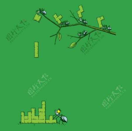 位图插画动物昆虫蚂蚁免费素材