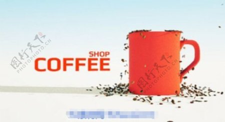 咖啡商店商品宣传片AE模板