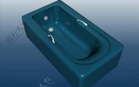 室内装饰设计3D模型之浴缸01