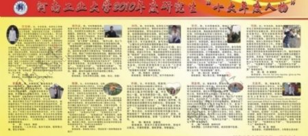 河南工业大学十大年度人物图片
