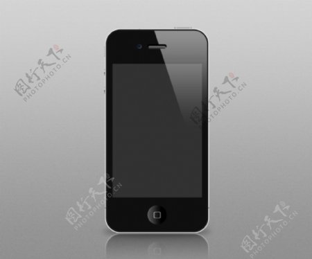 光滑的有光泽的iPhone4改造PSD