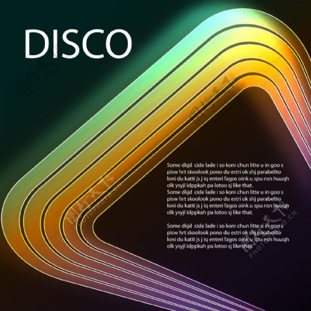 disco主题矢量素材