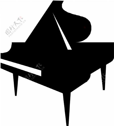 钢琴矢量图