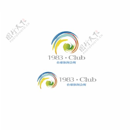 1983club台球会所logo图片