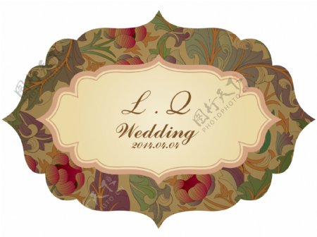 结婚海报logo图片
