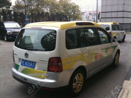 上海世博会世博专用出租车图片