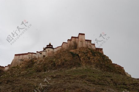 江孜古城图片