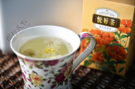 菊花茶茶茶叶图片