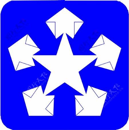 五角星标识图片