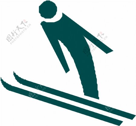 滑雪图标图片