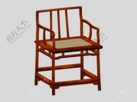 中式椅子3d模型家具图片31