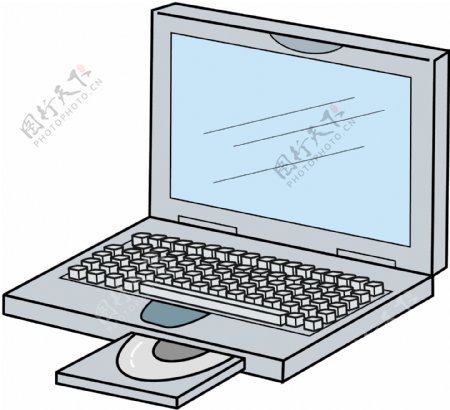 科学技术电脑矢量图