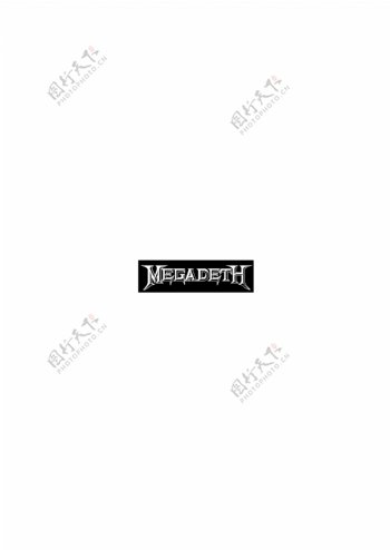 Megadethlogo设计欣赏Megadeth唱片专辑LOGO下载标志设计欣赏