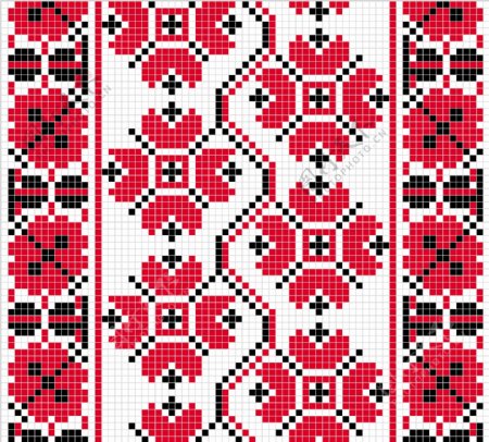 欧式地毯刺绣无缝花纹花边底纹图片