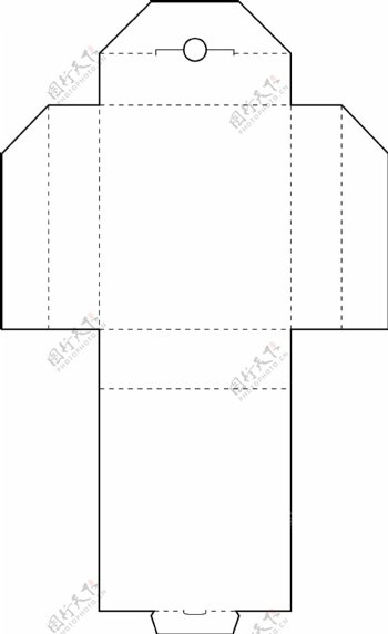 15包装盒展开矢量图盒子外包装矢量纸盒折叠图