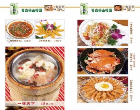 北京宫廷挂炉烤鸭菜单