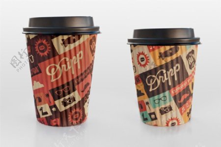 咖啡杯包装设计素材jpg下载