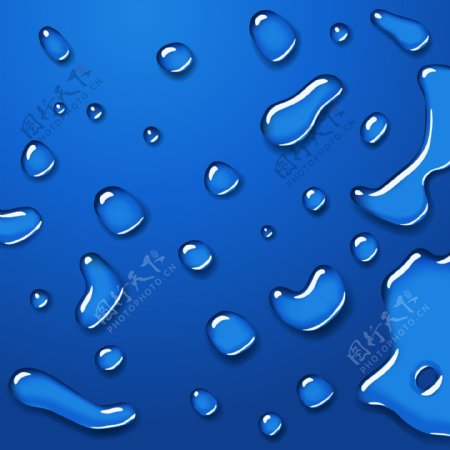 水珠水滴背景图片