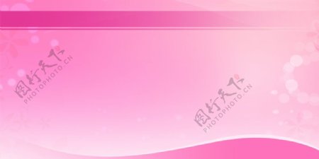 粉色浪漫展板背景PSD模板