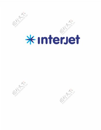 Interjetlogo设计欣赏Interjet物流快递标志下载标志设计欣赏