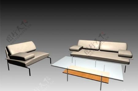 沙发组合63D模型