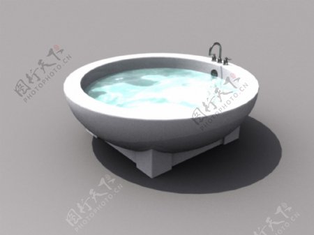 室内家具之洗浴用具0013D模型