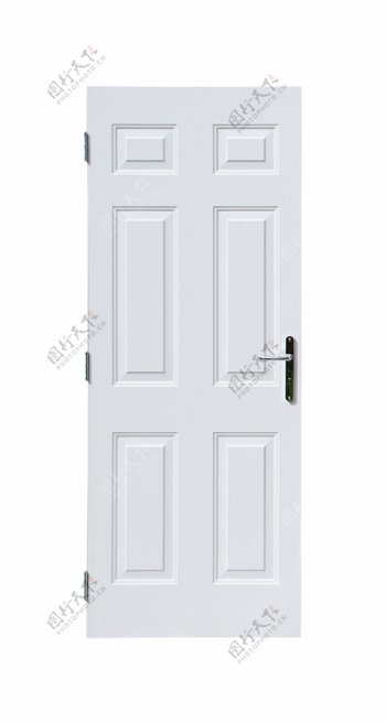 白色的门