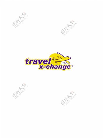 TravelXChangelogo设计欣赏TravelXChange旅游业标志下载标志设计欣赏