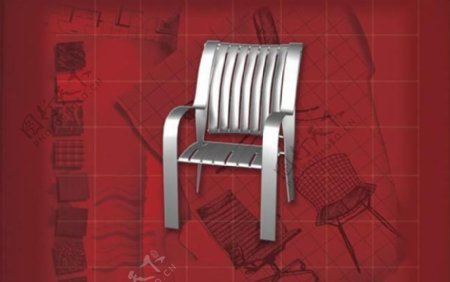现代主义风格之椅子3D模型椅子012