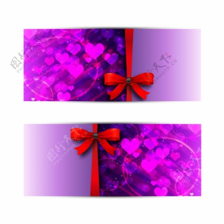 紫色卡片图