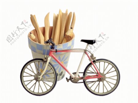 自行车木条图片