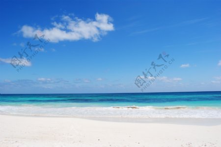 墨西哥海岸沙滩风光图片