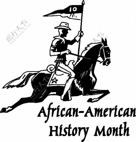 美国黑人历史月的剪辑艺术
