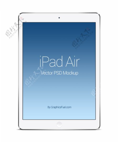 苹果iPad模型界面设计PSD分